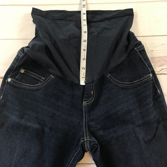 Indigo Blue Secret Fit Belly Stretch Ankle Maternity Jeggings - Picture 6 of 15
